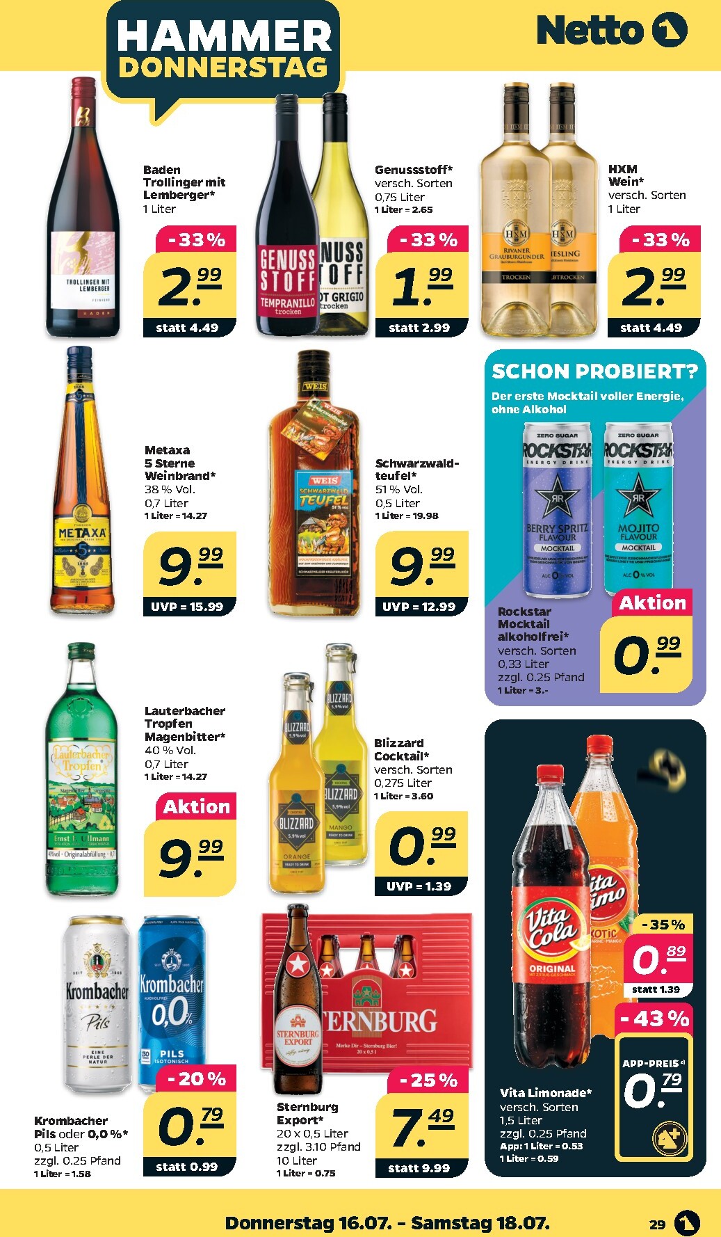netto - Netto Prospekt nächste Woche – von Montag 13.07.2026 bis Samstag 18.07.2026 - page: 33