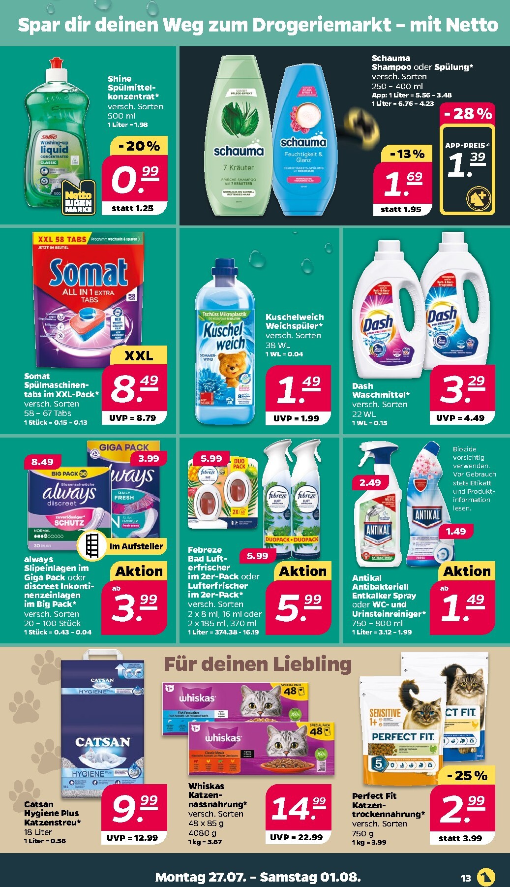 netto - Netto Prospekt nächste Woche – von Sonntag 26.07.2026 bis Samstag 01.08.2026 - page: 13