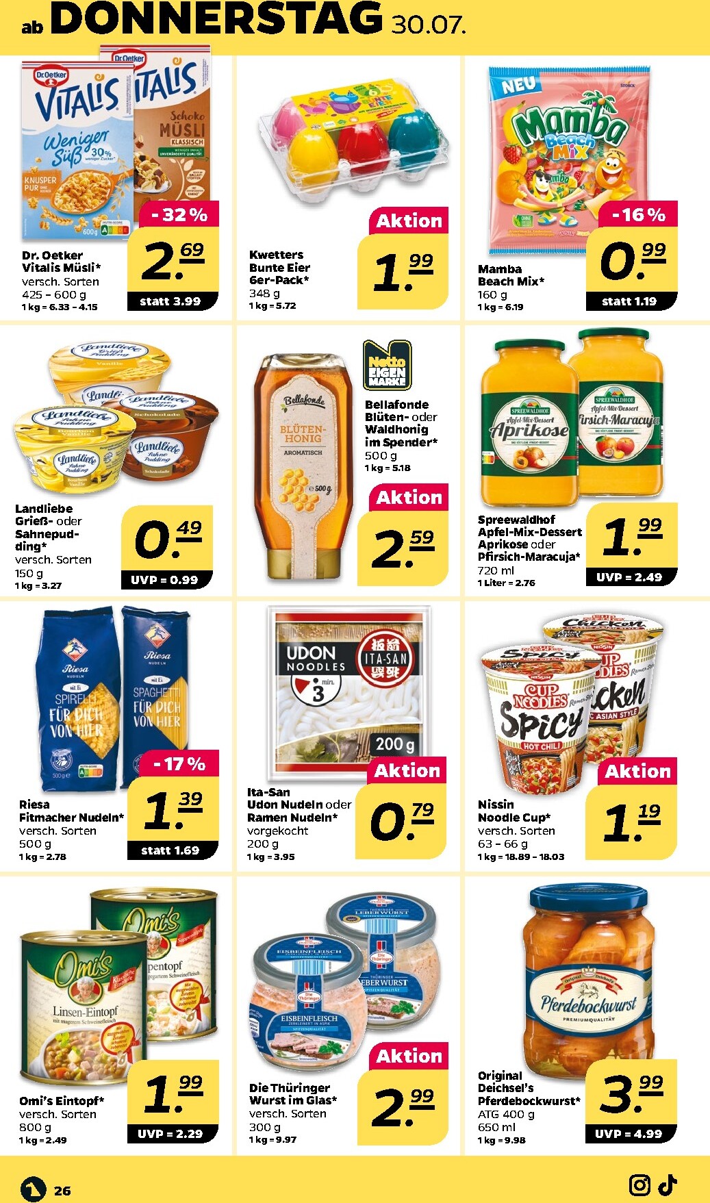 netto - Netto Prospekt nächste Woche – von Sonntag 26.07.2026 bis Samstag 01.08.2026 - page: 30