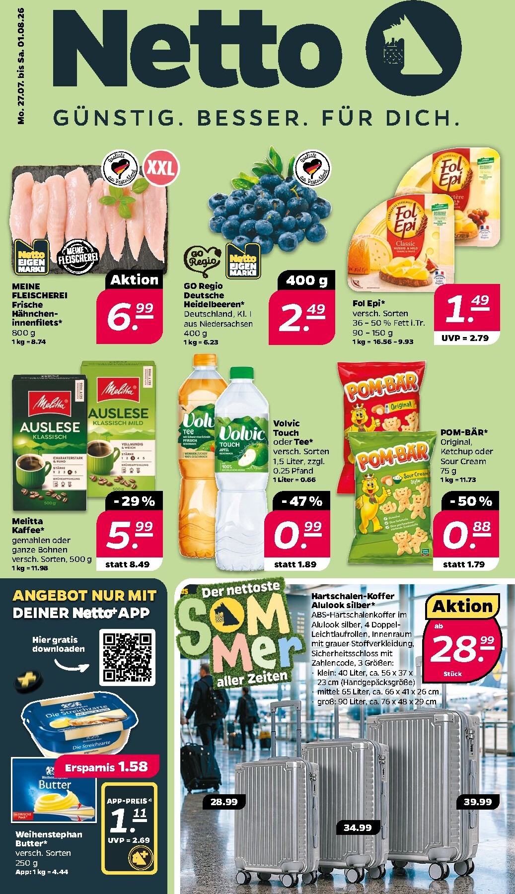 netto - Netto Prospekt nächste Woche – von Sonntag 26.07.2026 bis Samstag 01.08.2026