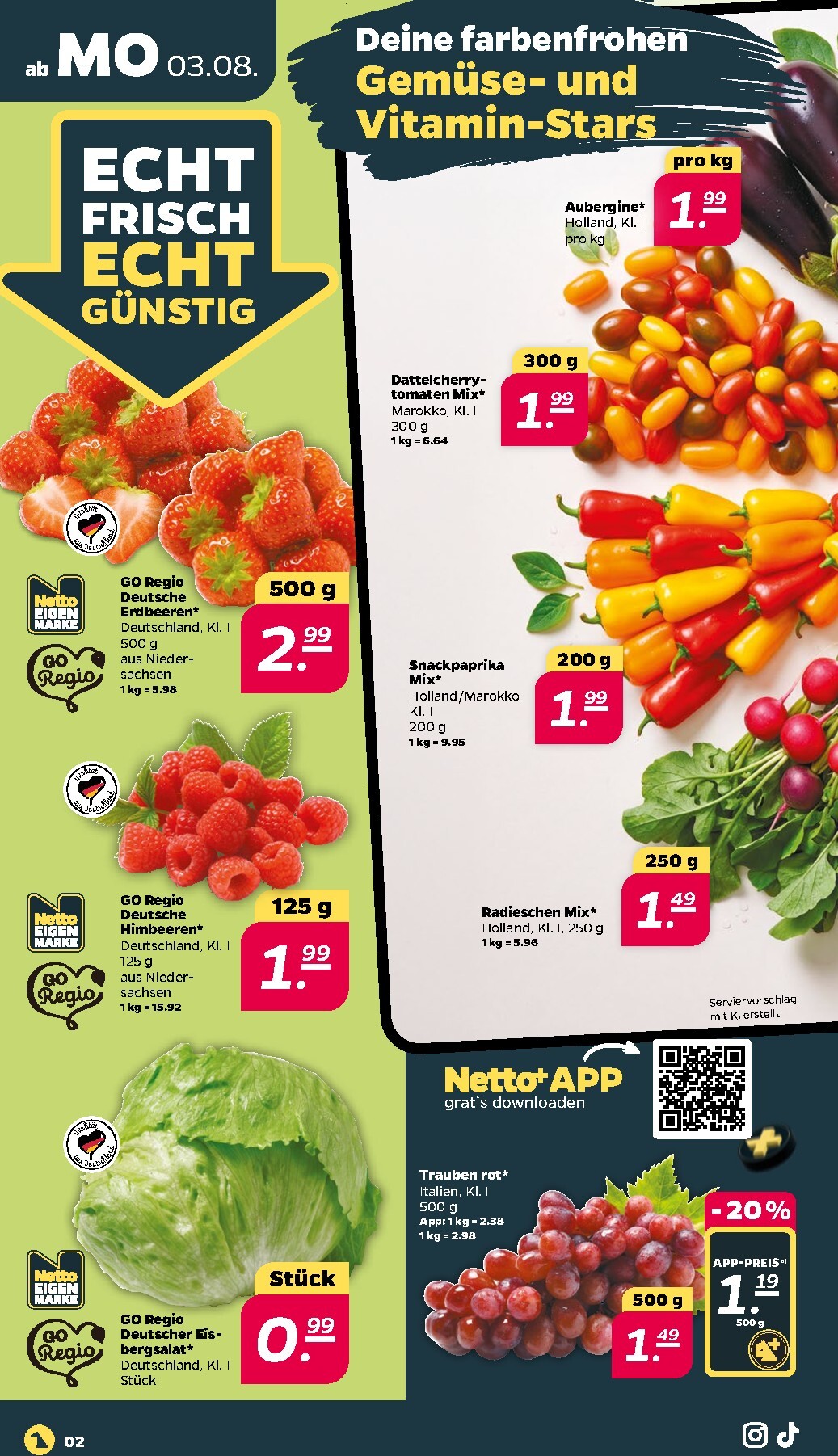 netto - Netto Prospekt nächste Woche – von Sonntag 02.08.2026 bis Samstag 08.08.2026 - page: 2