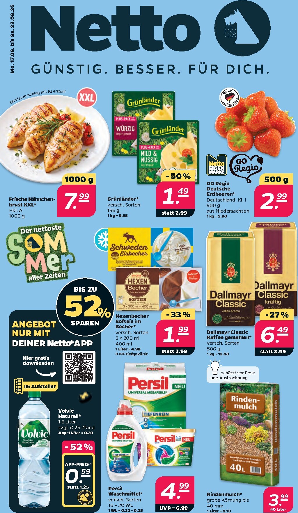 netto - Netto Prospekt nächste Woche – von Montag 17.08.2026 bis Samstag 22.08.2026