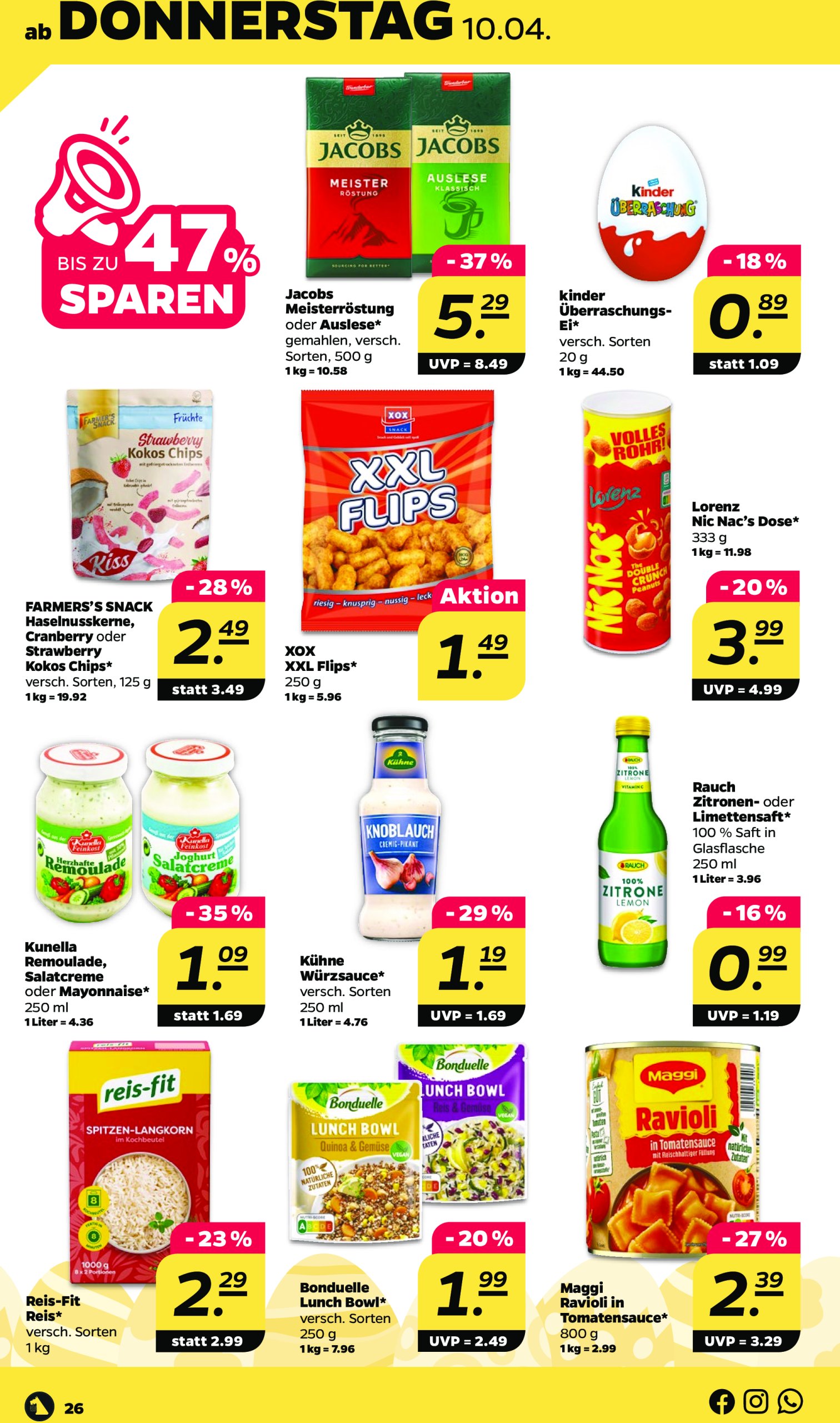 netto - Netto-Prospekt gültig von 07.04. bis 12.04. - page: 26 netto - Netto-Prospekt gültig von 07.04. bis 12.04. - page: 26