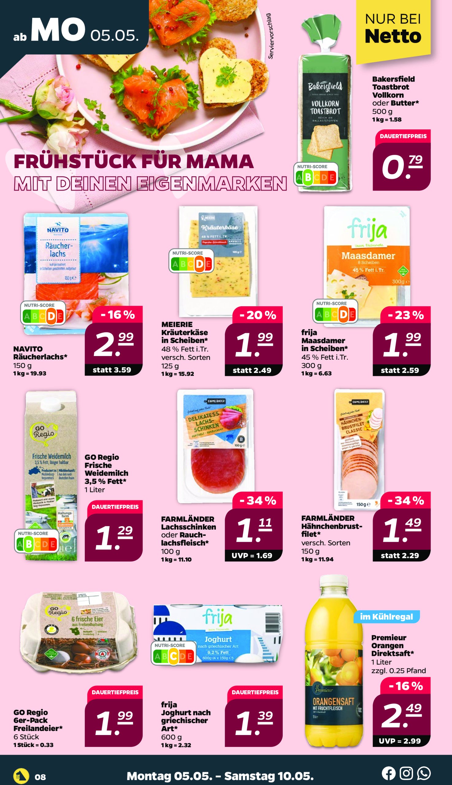 netto - Netto-Prospekt gültig von 05.05. bis 10.05. - page: 8 netto - Netto-Prospekt gültig von 05.05. bis 10.05. - page: 8