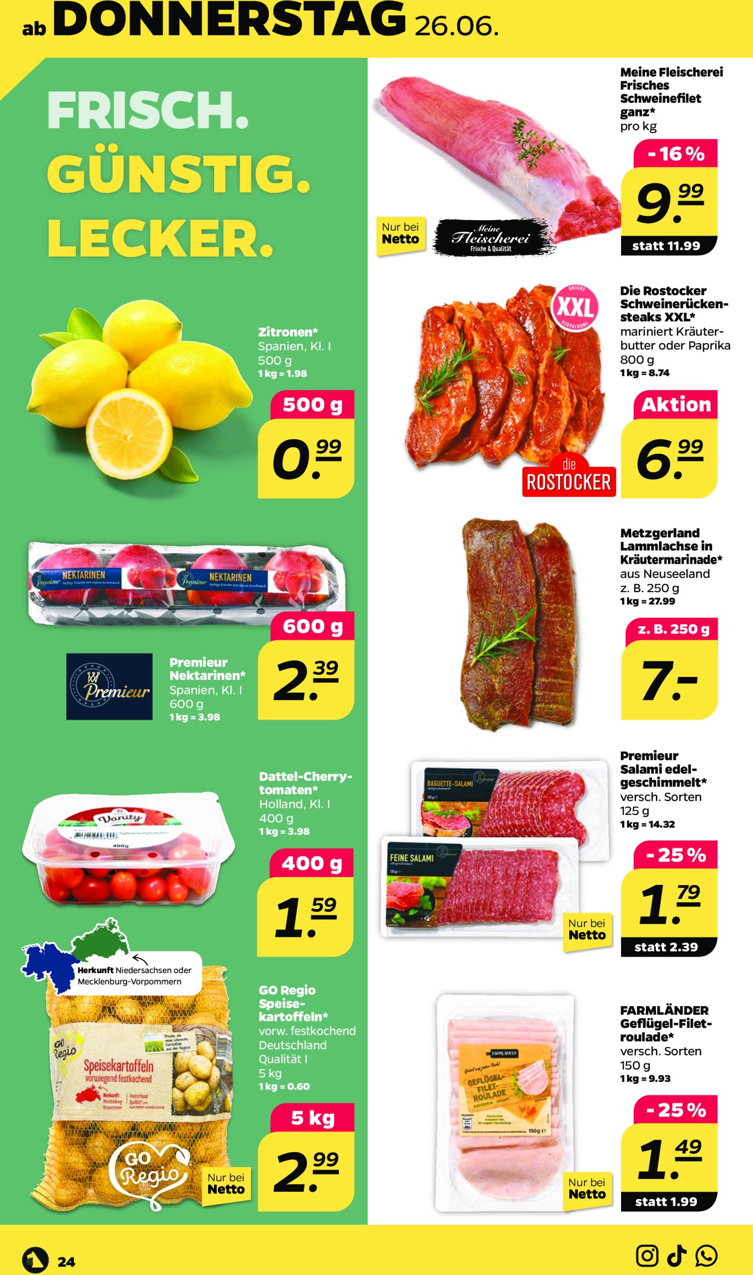 netto - Netto-Prospekt gültig vom 23.06. bis 28.06. - page: 28