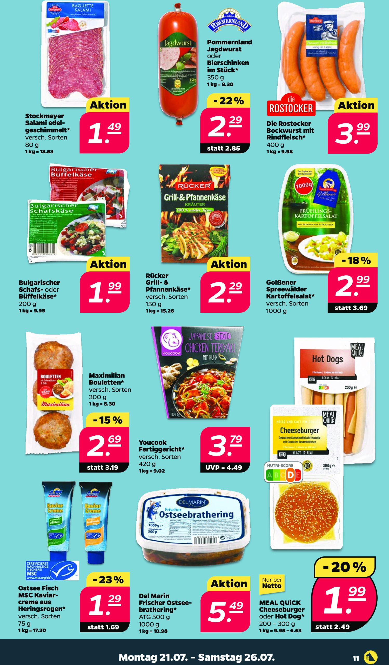 netto - Netto-Prospekt gültig vom 21.07. bis 26.07. - page: 11