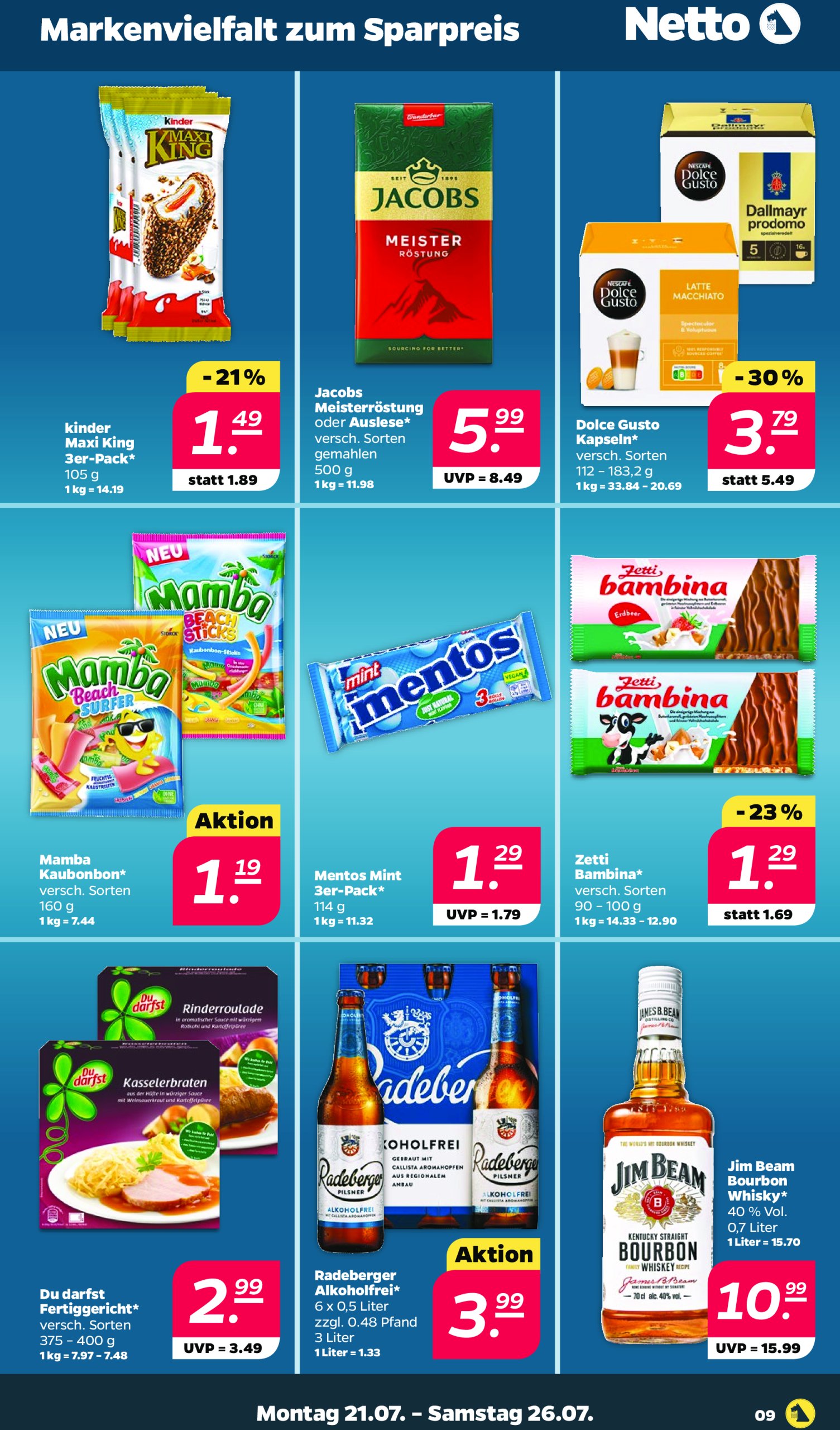 netto - Netto-Prospekt gültig vom 21.07. bis 26.07. - page: 9