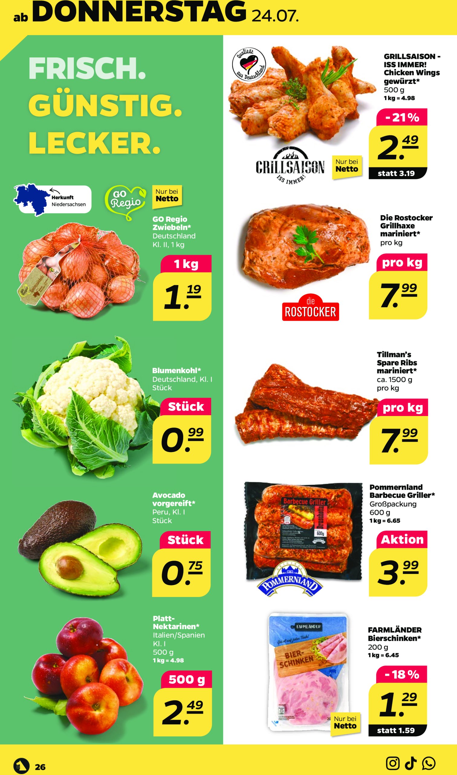 netto - Netto-Prospekt gültig vom 21.07. bis 26.07. - page: 26