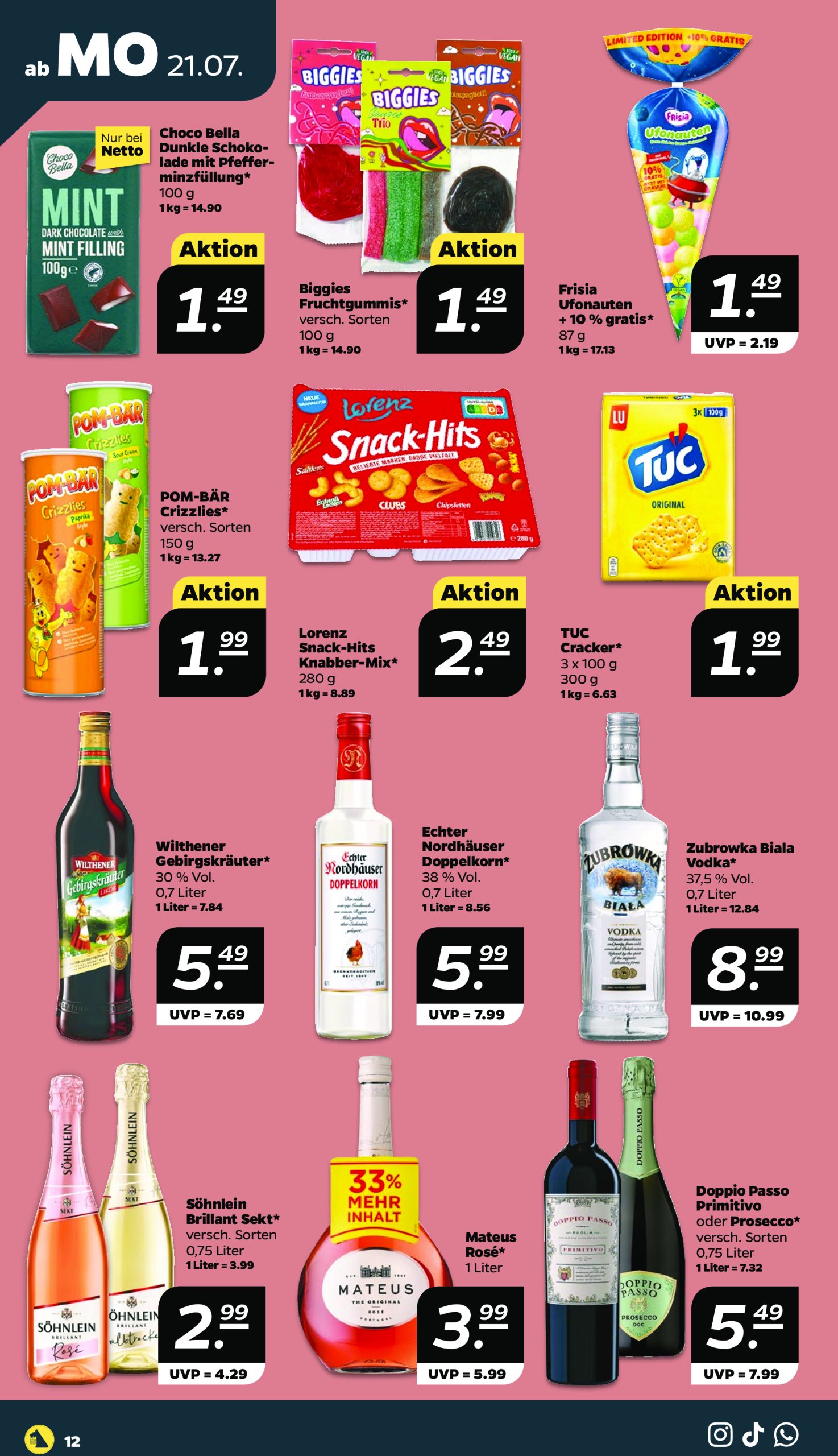 netto - Netto-Prospekt gültig vom 21.07. bis 26.07. - page: 12