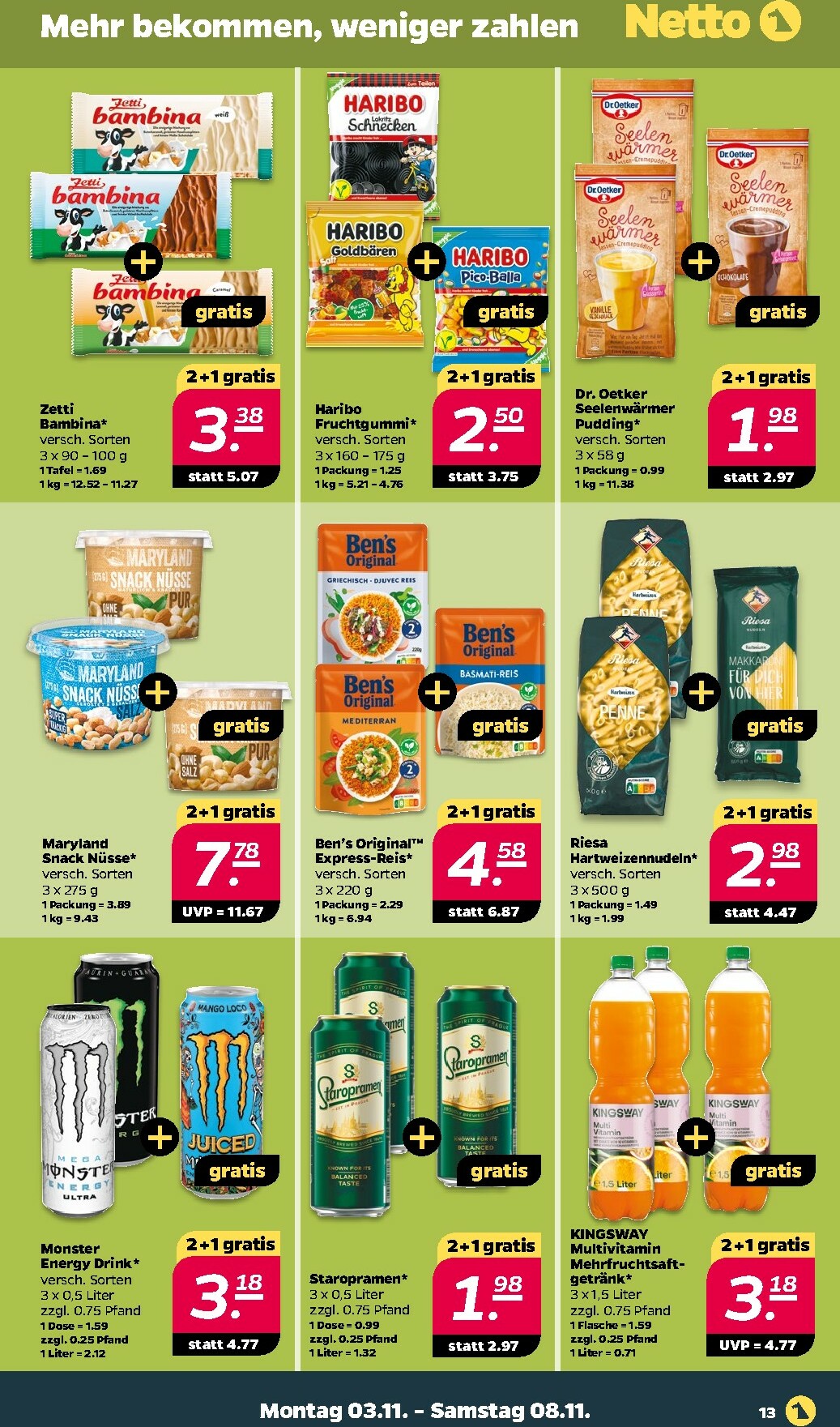 netto - Netto-Prospekt gültig vom 03.11. bis 08.11. - page: 13