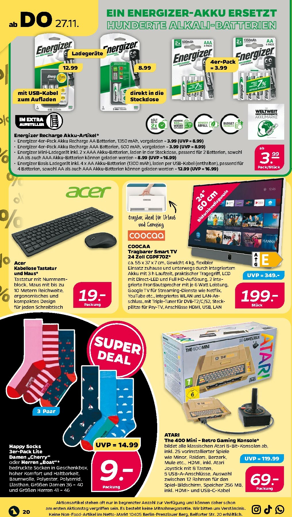 netto - Netto-Prospekt gültig vom 24.11. bis 29.11. - page: 22