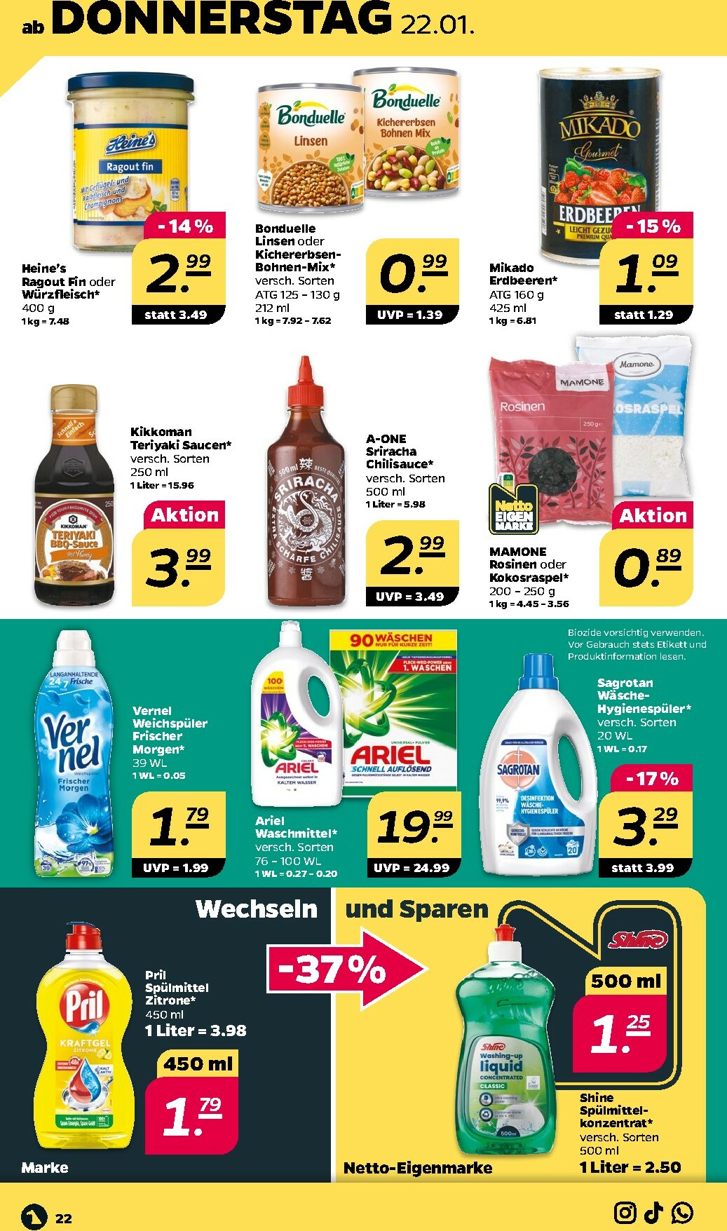 netto - Netto-Prospekt gültig vom 19.01. bis 24.01. - page: 24