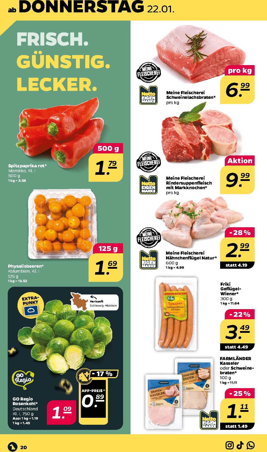 netto - Netto-Prospekt gültig vom 19.01. bis 24.01. - page: 22