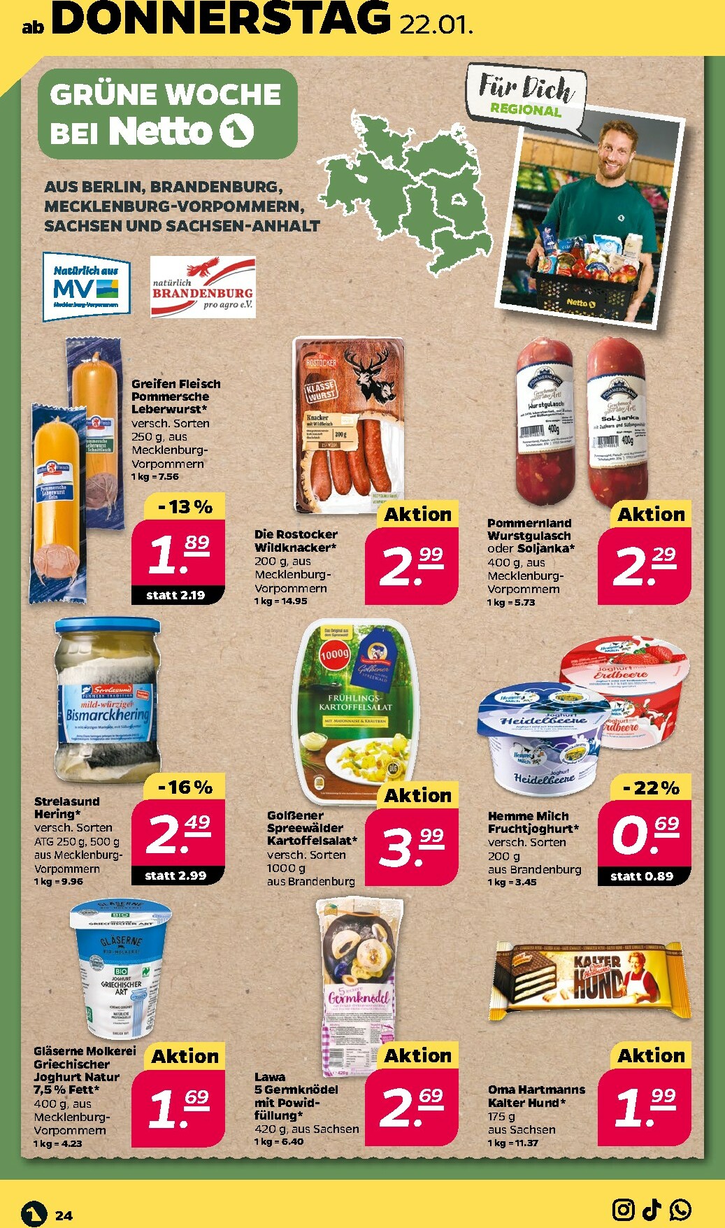 netto - Netto-Prospekt gültig vom 19.01. bis 24.01. - page: 26