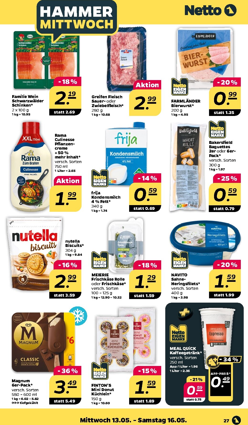 netto - Netto Prospekt nächste Woche – von Montag 11.05.2026 bis Samstag 16.05.2026 - page: 27