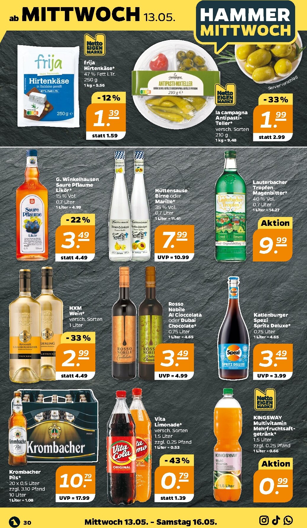 netto - Netto Prospekt nächste Woche – von Montag 11.05.2026 bis Samstag 16.05.2026 - page: 30