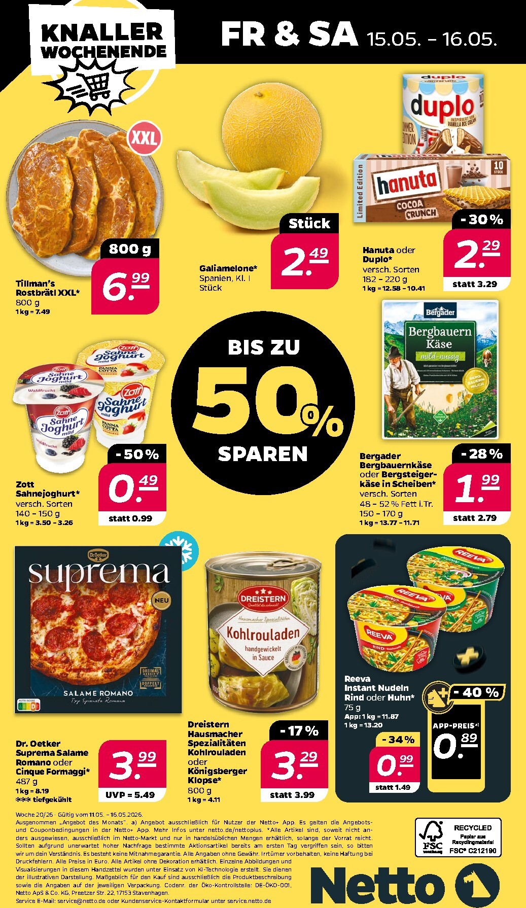 netto - Netto Prospekt nächste Woche – von Montag 11.05.2026 bis Samstag 16.05.2026 - page: 32