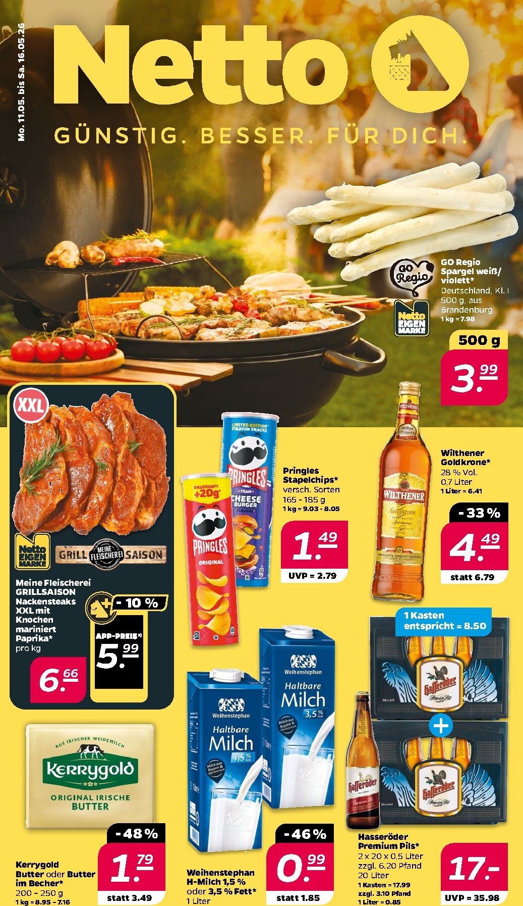 netto - Netto Prospekt nächste Woche – von Montag 11.05.2026 bis Samstag 16.05.2026 - page: 1
