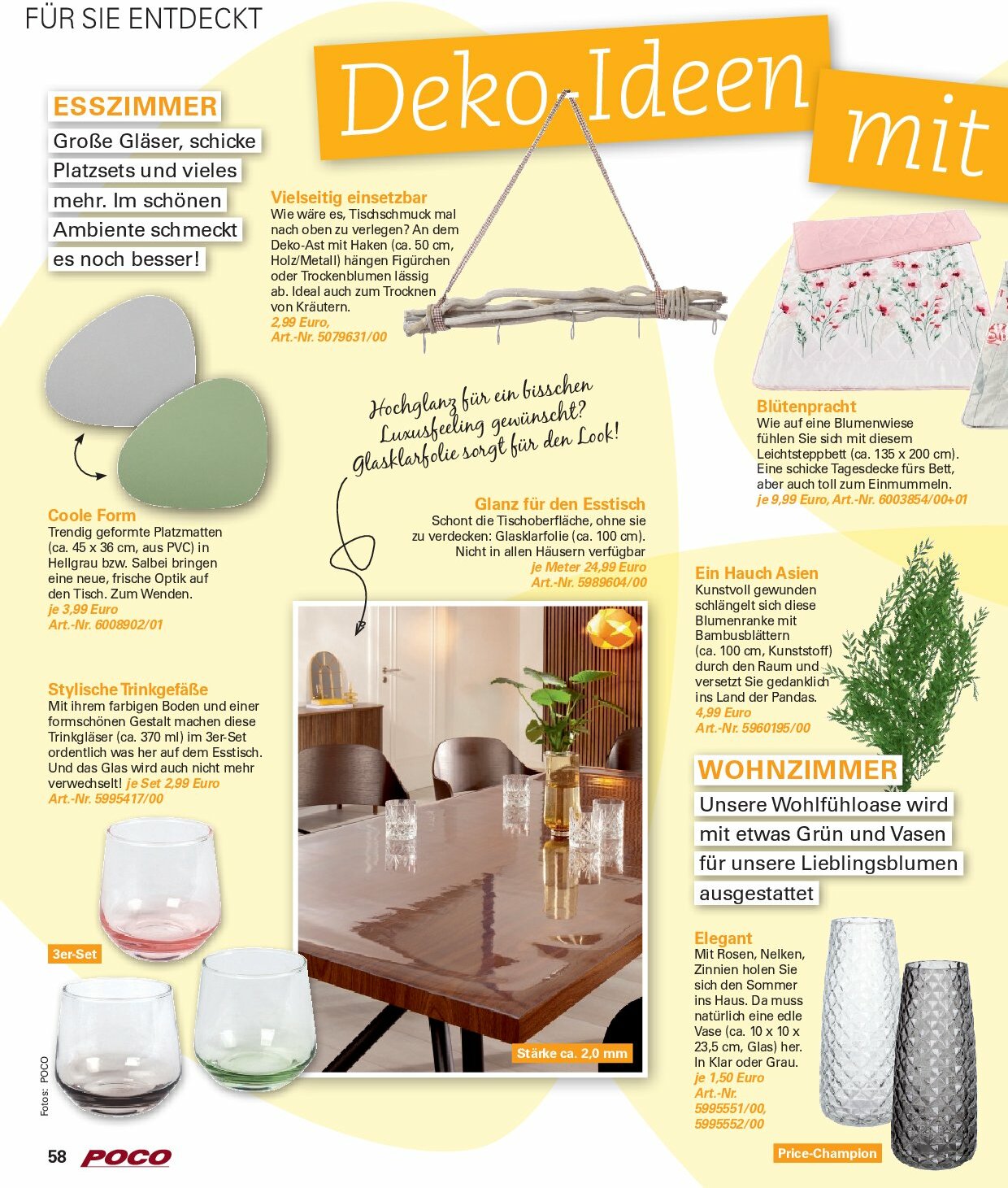 poco - Poco - Sommer Wohnwelt-Prospekt gültig vom 23.06. bis 31.08. - page: 58