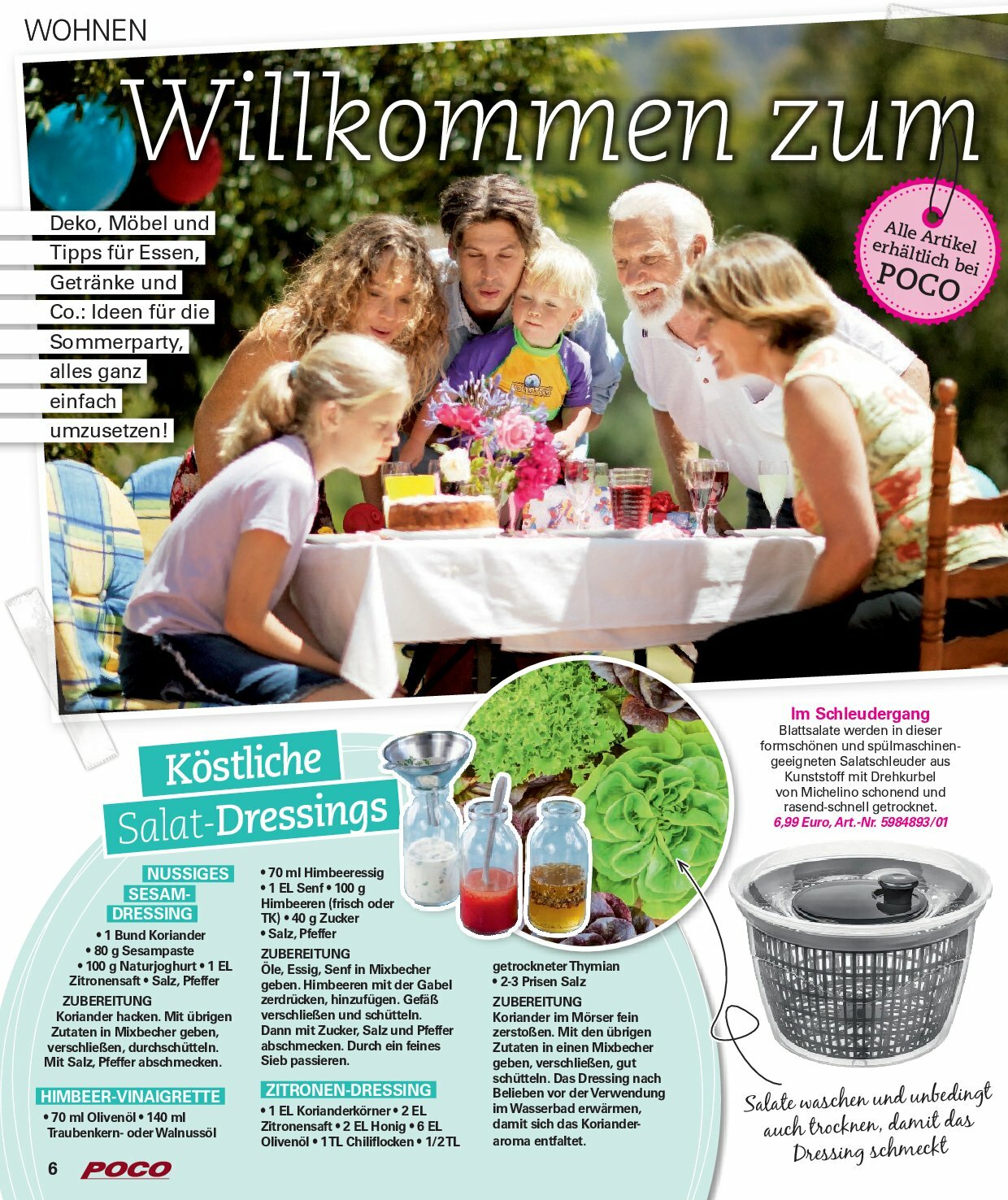 poco - Poco - Sommer Wohnwelt-Prospekt gültig vom 23.06. bis 31.08. - page: 6
