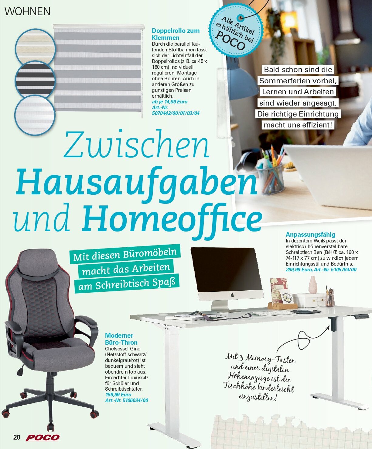 poco - Poco - Sommer Wohnwelt-Prospekt gültig vom 23.06. bis 31.08. - page: 20