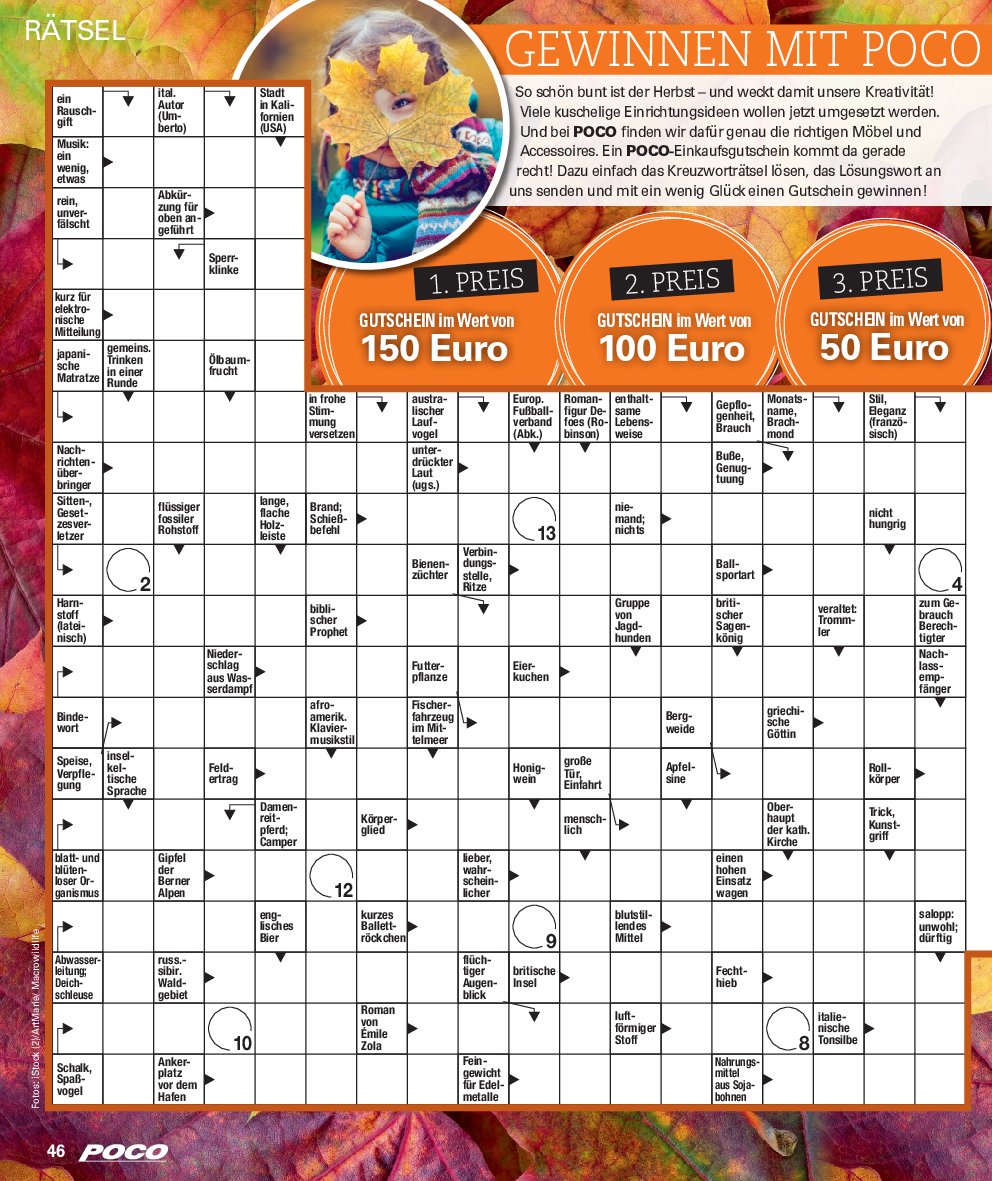 poco - Poco - Wohnwelt Herbst-Prospekt gültig vom 01.09. bis 30.11. - page: 46