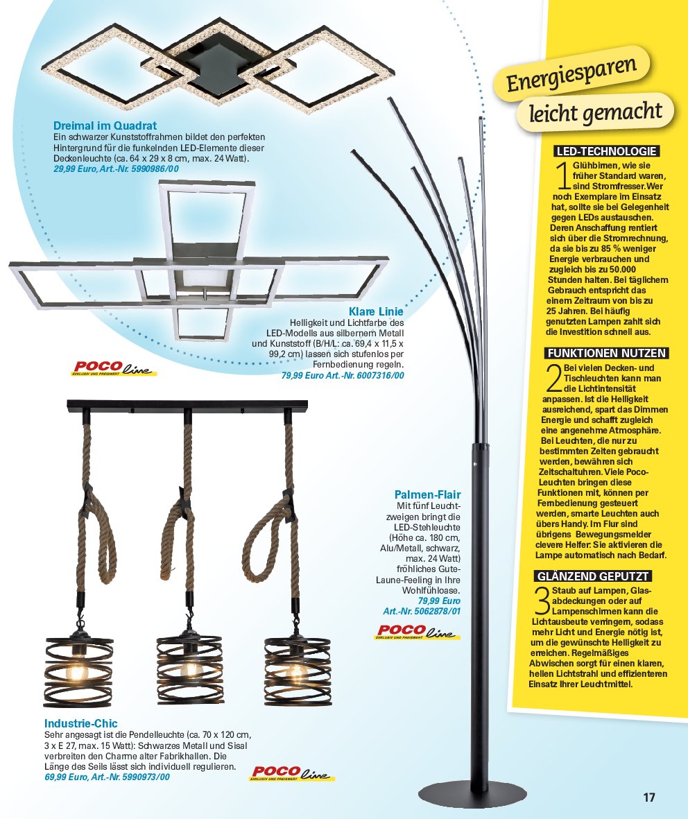 poco - Poco - Wohnwelt Herbst-Prospekt gültig vom 01.09. bis 30.11. - page: 17