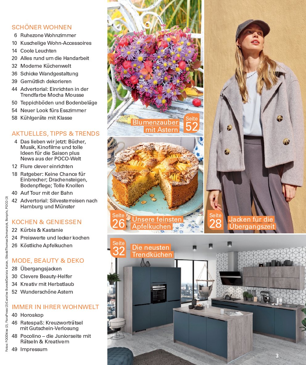 poco - Poco - Wohnwelt Herbst-Prospekt gültig vom 01.09. bis 30.11. - page: 3