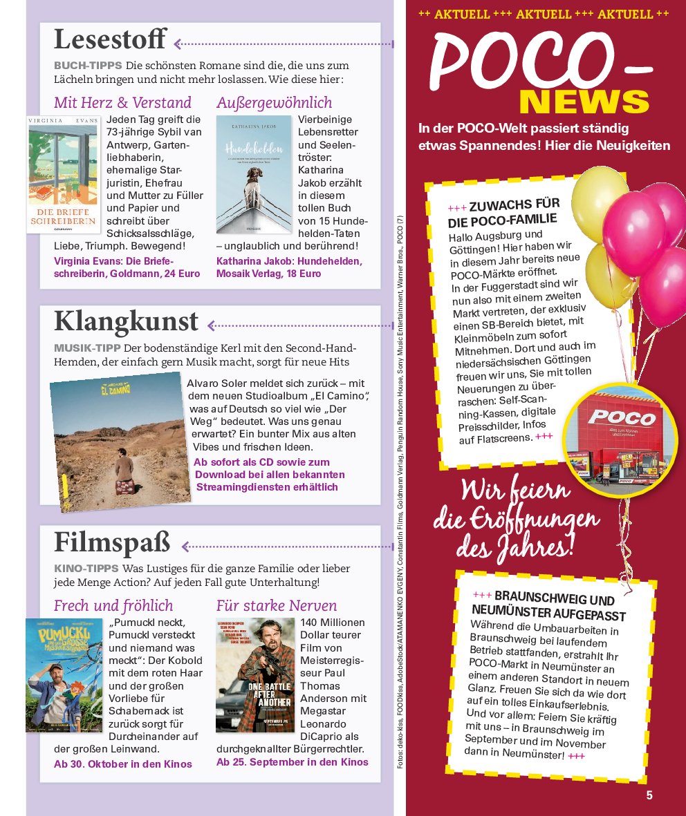 poco - Poco - Wohnwelt Herbst-Prospekt gültig vom 01.09. bis 30.11. - page: 5