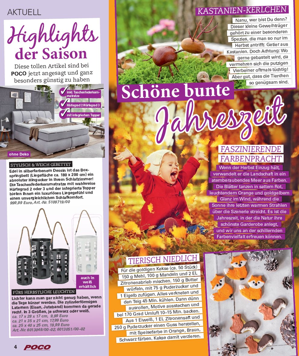 poco - Poco - Wohnwelt Herbst-Prospekt gültig vom 01.09. bis 30.11. - page: 4