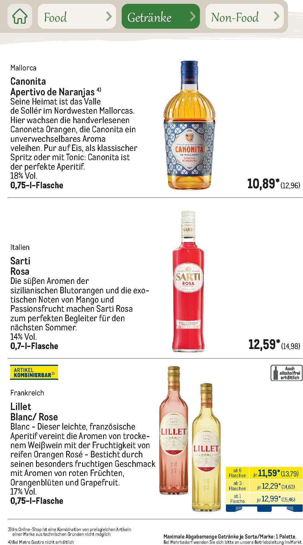 metro - Metro - Saisonkatalog Outdoor Dining Prospekt nächste Woche – von Montag 01.06.2026 bis Freitag 31.07.2026 - page: 66