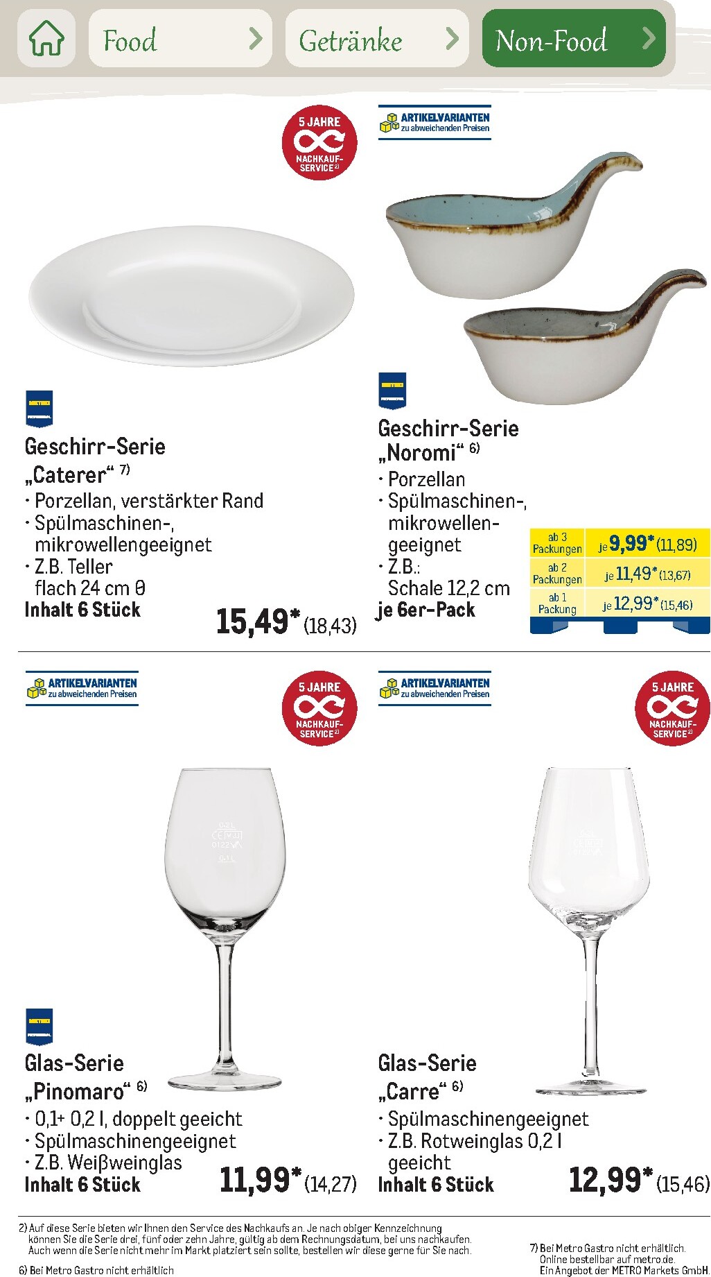 metro - Metro - Saisonkatalog Outdoor Dining Prospekt nächste Woche – von Montag 01.06.2026 bis Freitag 31.07.2026 - page: 86