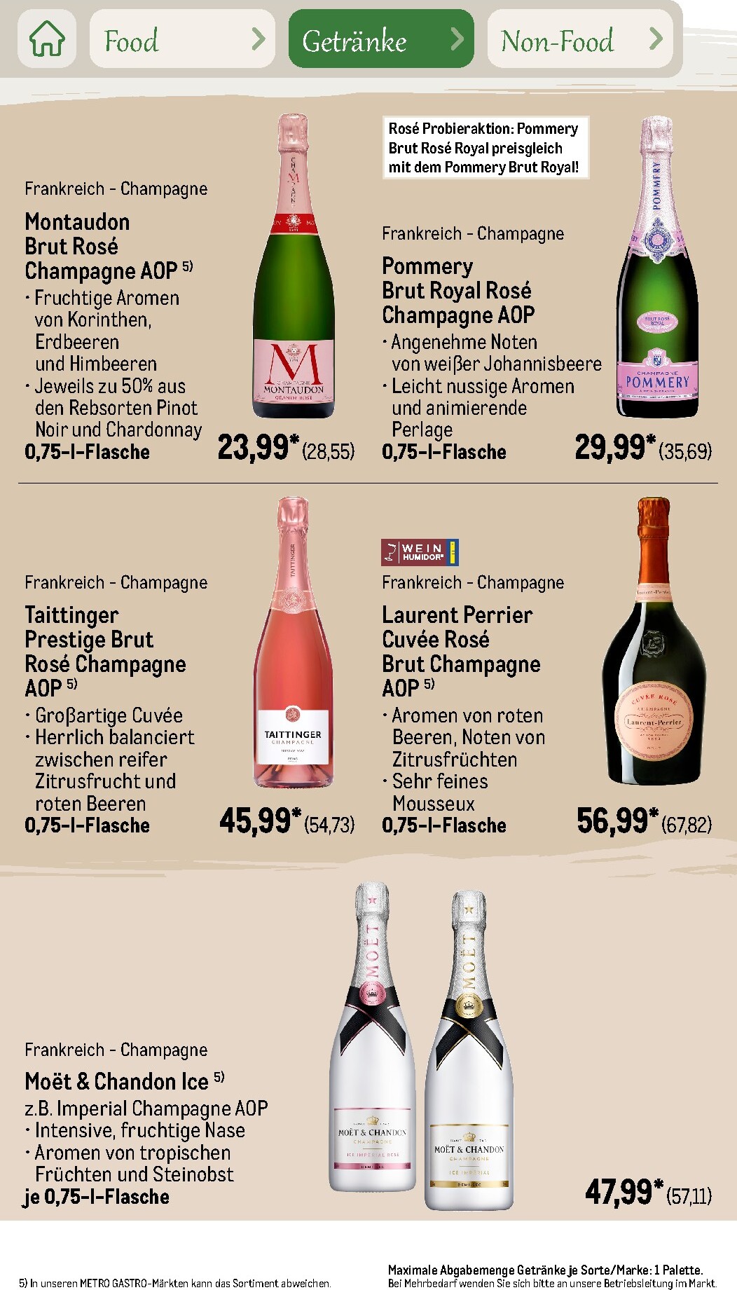 metro - Metro - Saisonkatalog Outdoor Dining Prospekt nächste Woche – von Montag 01.06.2026 bis Freitag 31.07.2026 - page: 44