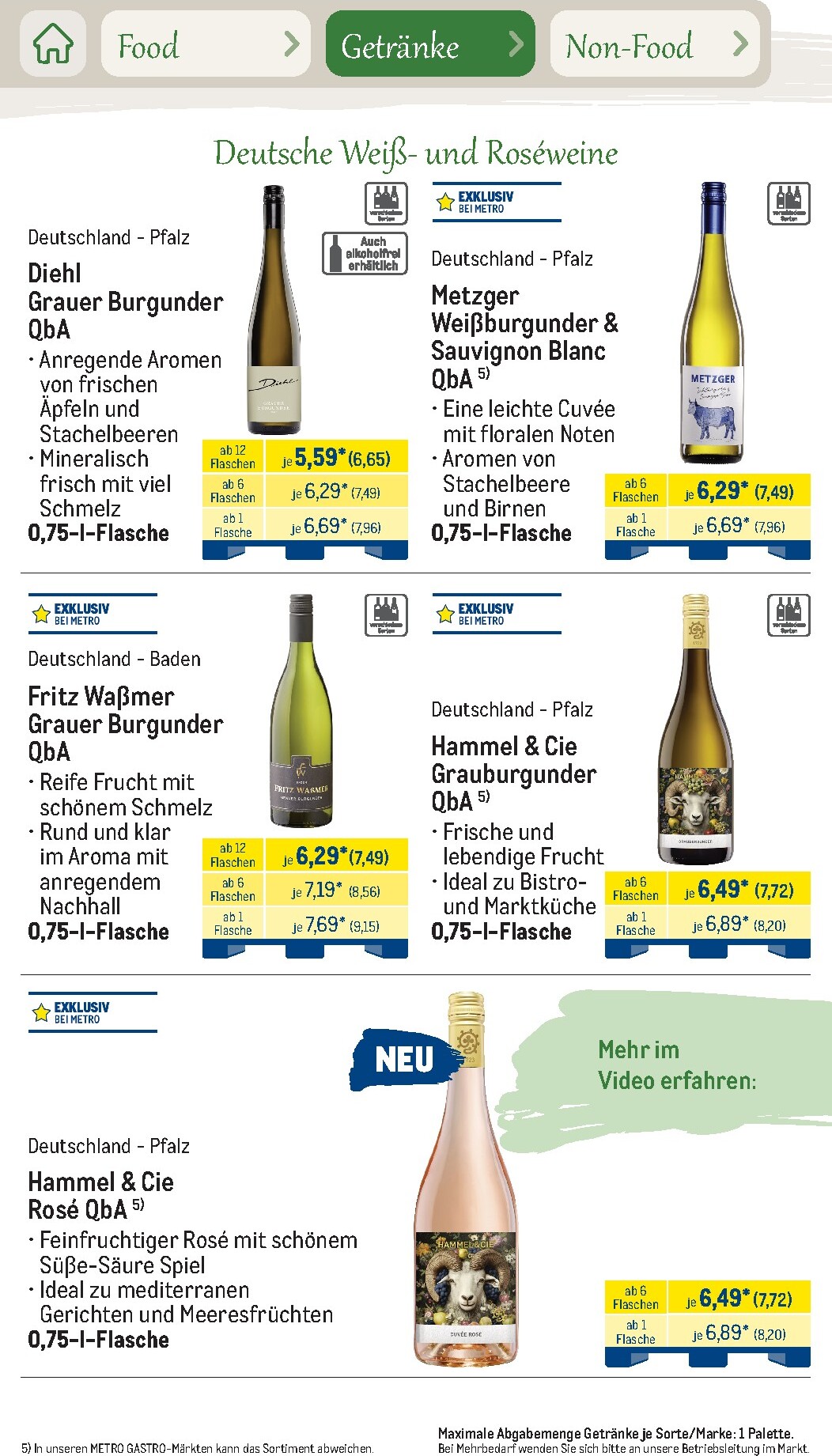 metro - Metro - Saisonkatalog Outdoor Dining Prospekt nächste Woche – von Montag 01.06.2026 bis Freitag 31.07.2026 - page: 46