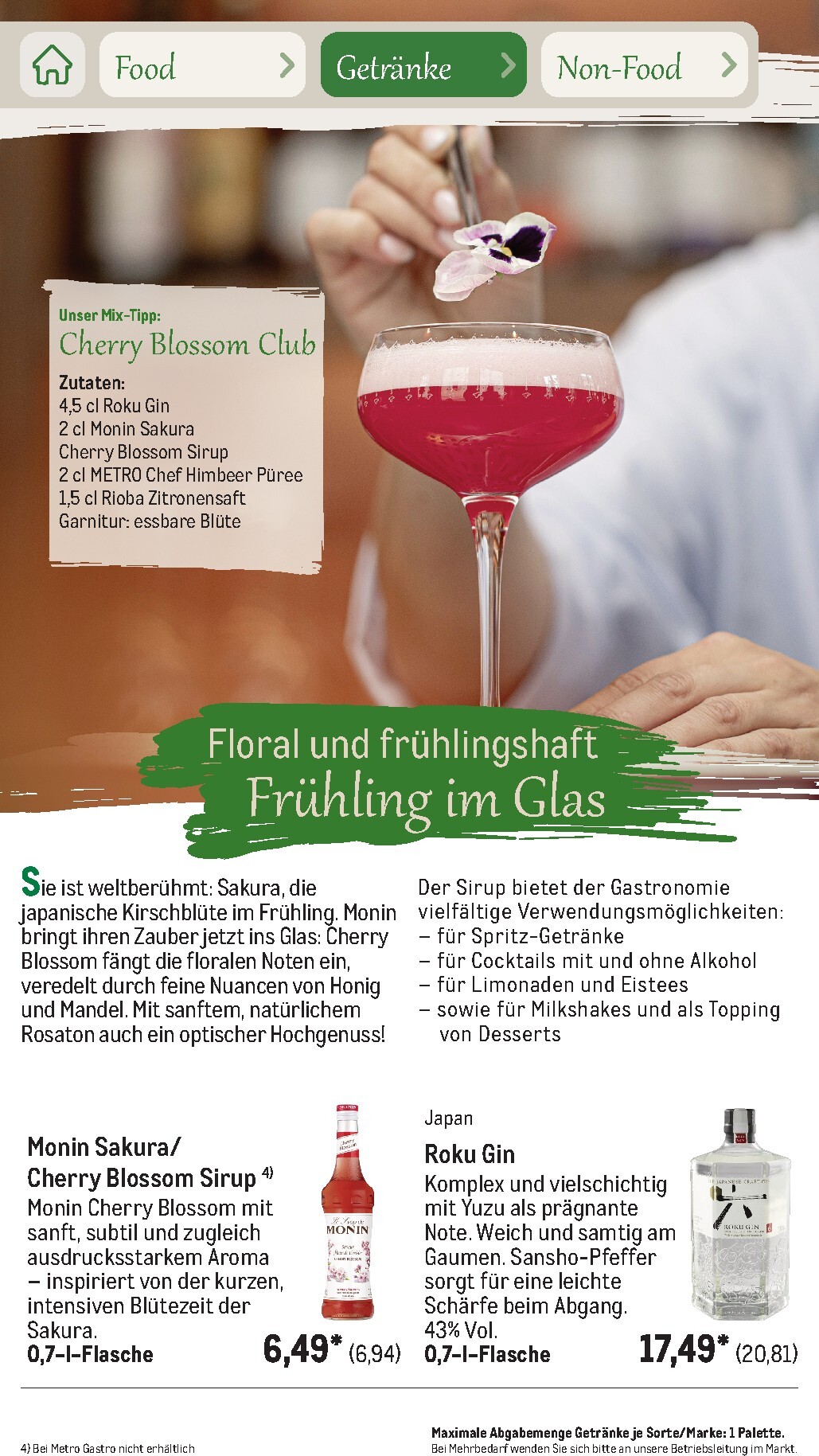 metro - Metro - Saisonkatalog Outdoor Dining Prospekt nächste Woche – von Montag 01.06.2026 bis Freitag 31.07.2026 - page: 77
