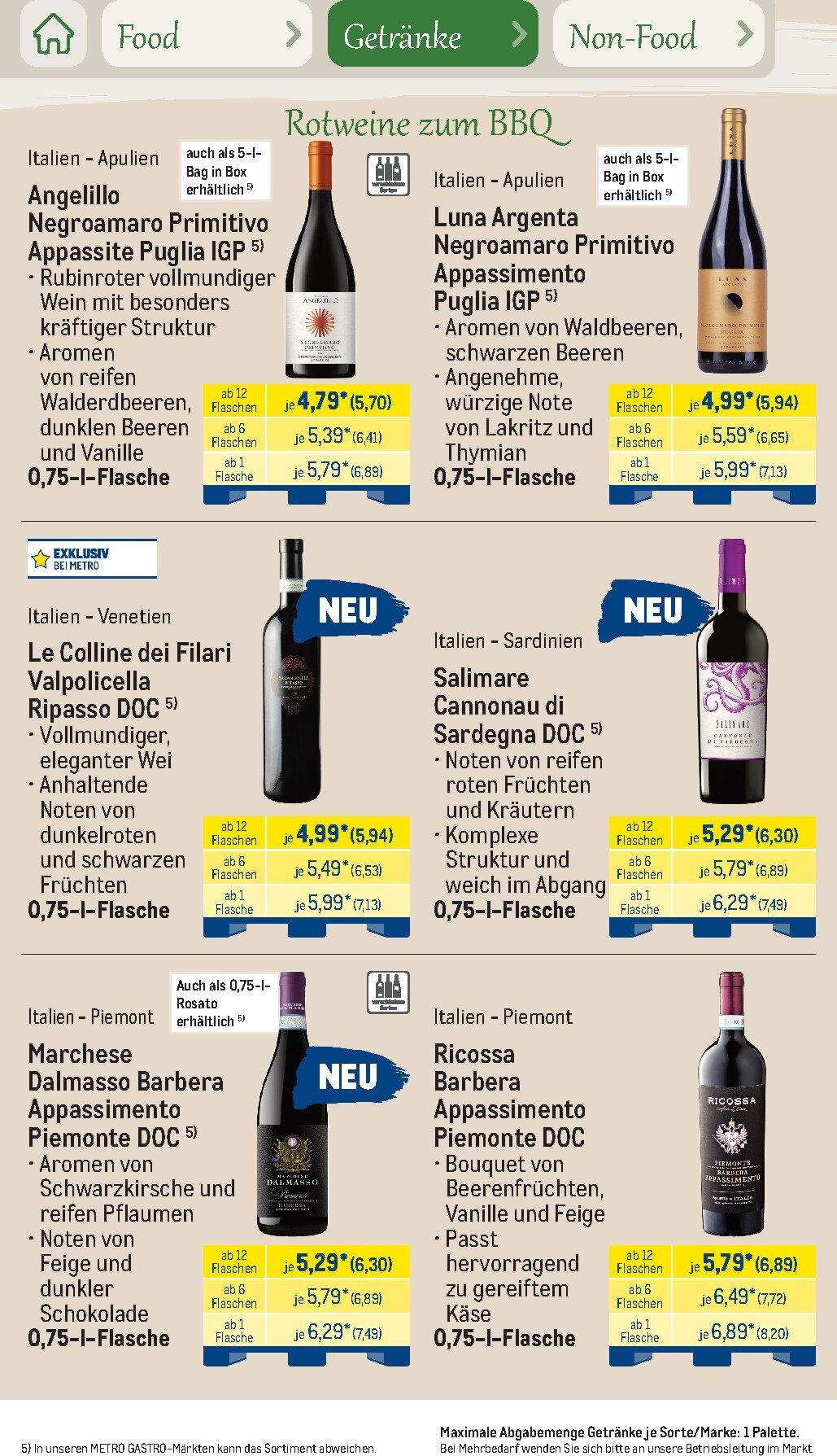 metro - Metro - Saisonkatalog Outdoor Dining Prospekt nächste Woche – von Montag 01.06.2026 bis Freitag 31.07.2026 - page: 55