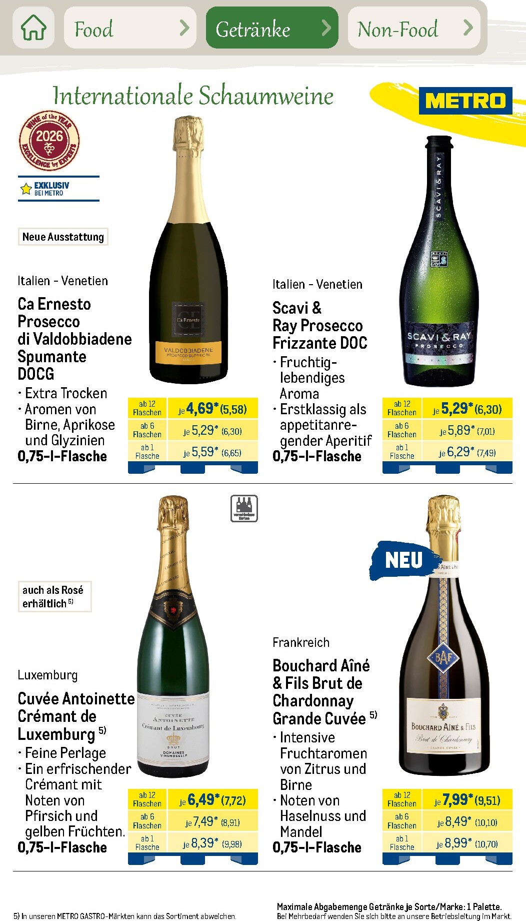 metro - Metro - Saisonkatalog Outdoor Dining Prospekt nächste Woche – von Montag 01.06.2026 bis Freitag 31.07.2026 - page: 39