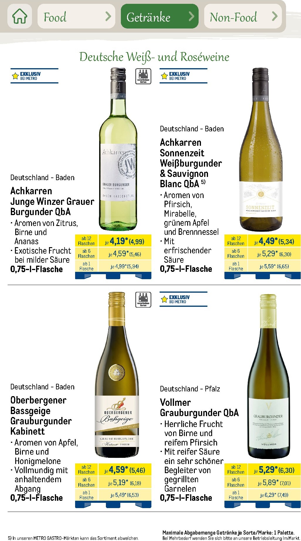 metro - Metro - Saisonkatalog Outdoor Dining Prospekt nächste Woche – von Montag 01.06.2026 bis Freitag 31.07.2026 - page: 45