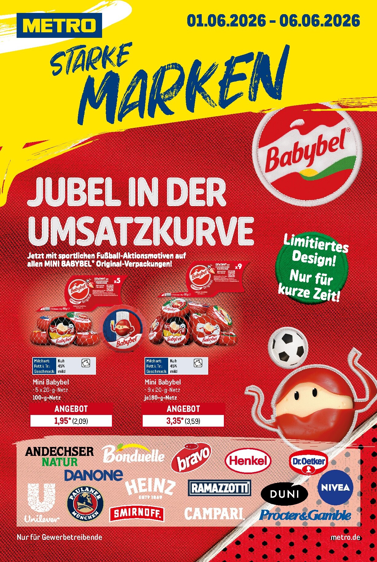 metro - Metro - Starke Marken Prospekt nächste Woche – von Montag 01.06.2026 bis Samstag 06.06.2026
