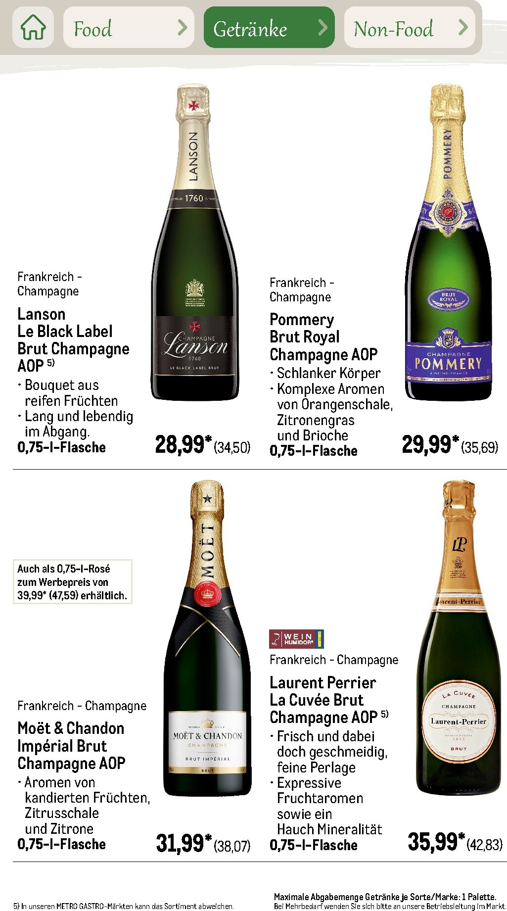 metro - Metro - Saisonkatalog Outdoor Dining Prospekt – von Montag 01.06.2026 bis Freitag 31.07.2026 - page: 42