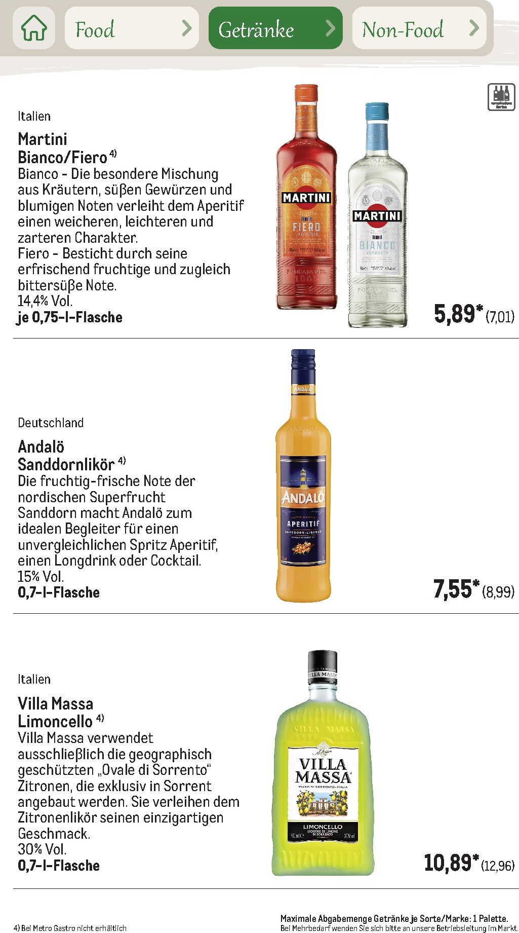 metro - Metro - Saisonkatalog Outdoor Dining Prospekt – von Montag 01.06.2026 bis Freitag 31.07.2026 - page: 71