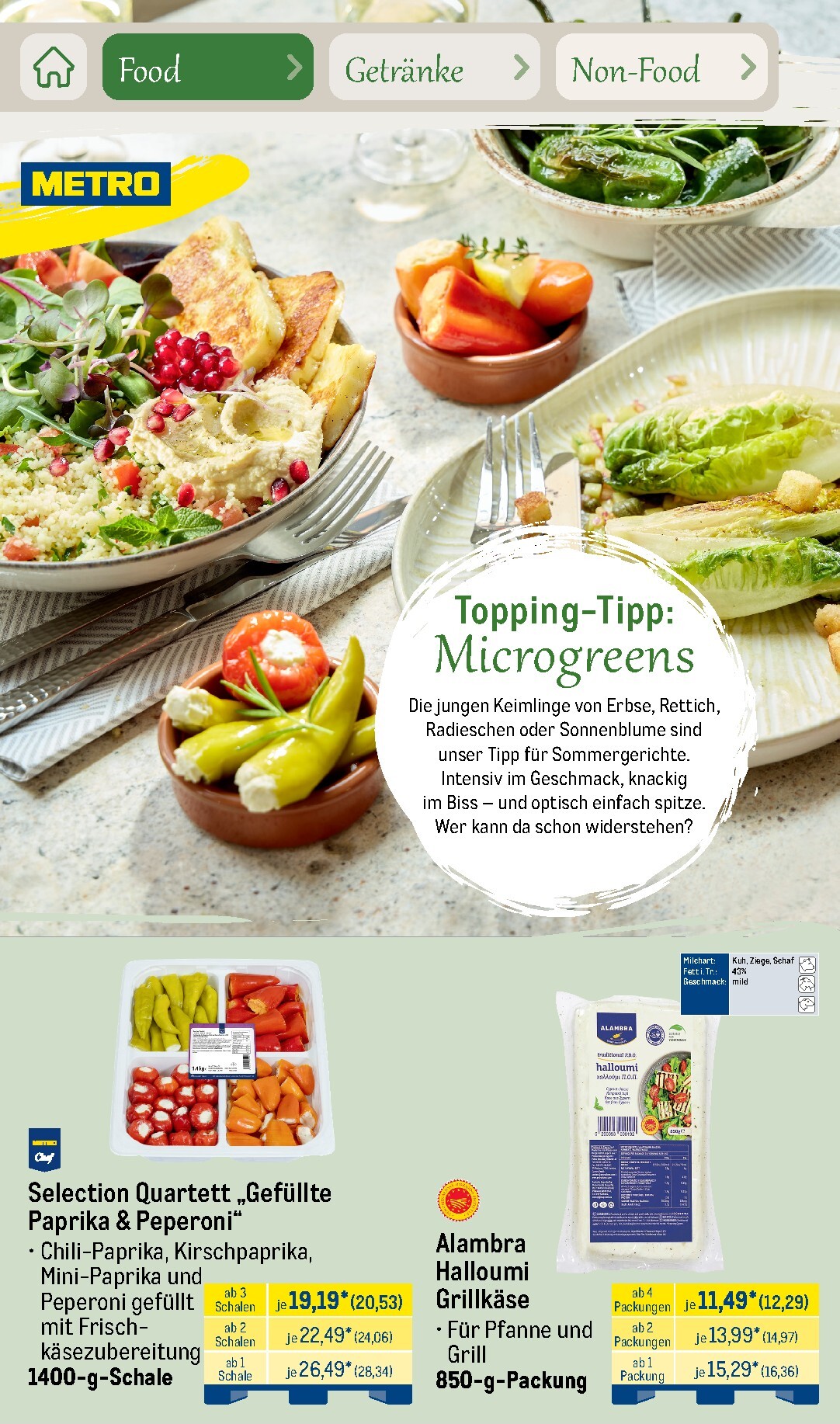 metro - Metro - Saisonkatalog Outdoor Dining Prospekt – von Montag 01.06.2026 bis Freitag 31.07.2026 - page: 16