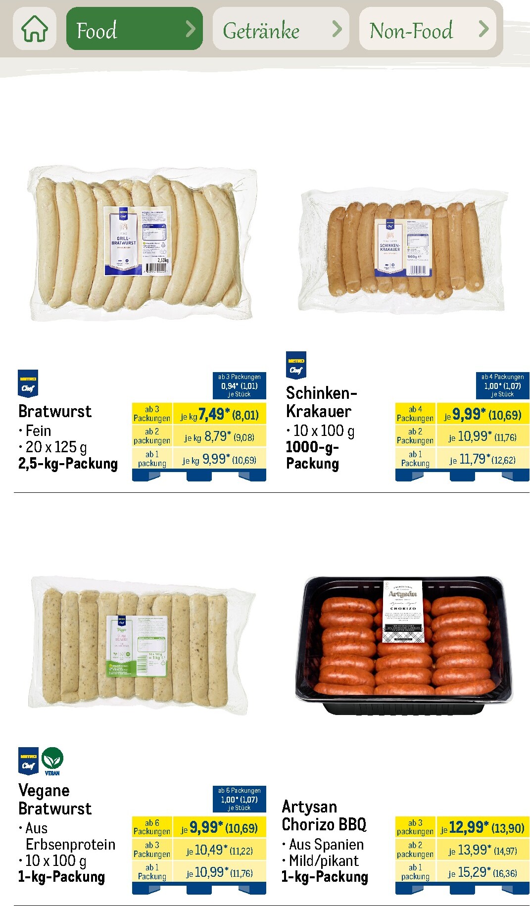 metro - Metro - Saisonkatalog Outdoor Dining Prospekt – von Montag 01.06.2026 bis Freitag 31.07.2026 - page: 8