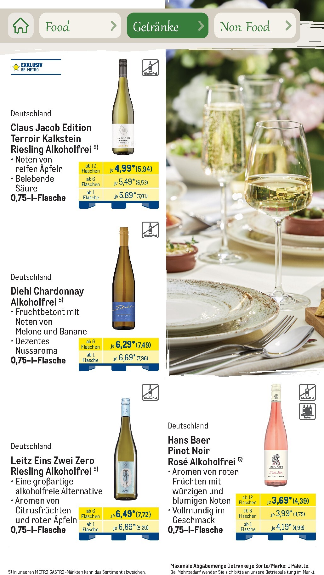 metro - Metro - Saisonkatalog Outdoor Dining Prospekt – von Montag 01.06.2026 bis Freitag 31.07.2026 - page: 65