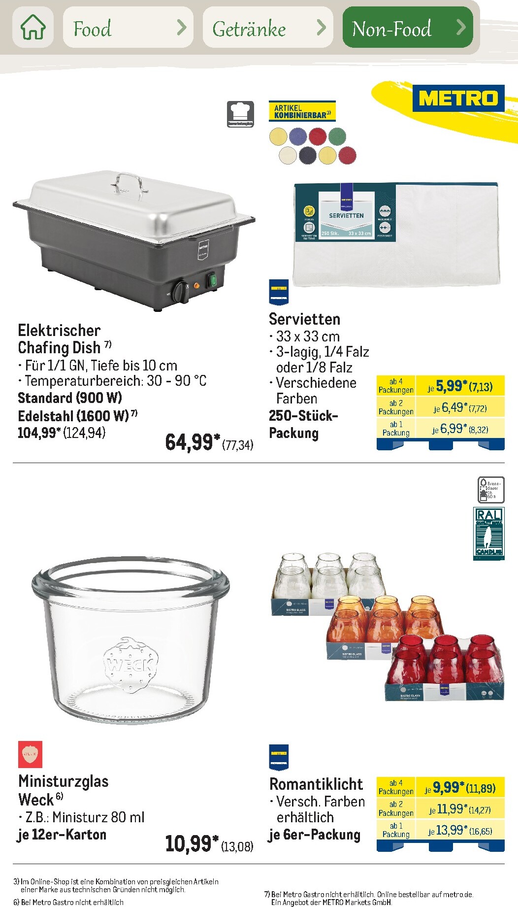 metro - Metro - Saisonkatalog Outdoor Dining Prospekt – von Montag 01.06.2026 bis Freitag 31.07.2026 - page: 96