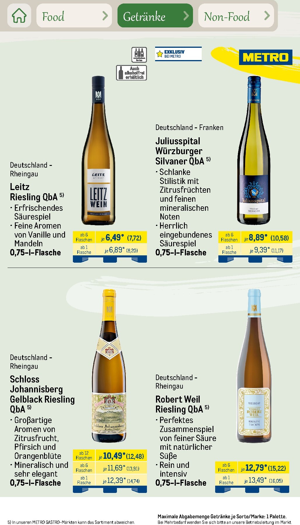 metro - Metro - Saisonkatalog Outdoor Dining Prospekt – von Montag 01.06.2026 bis Freitag 31.07.2026 - page: 47