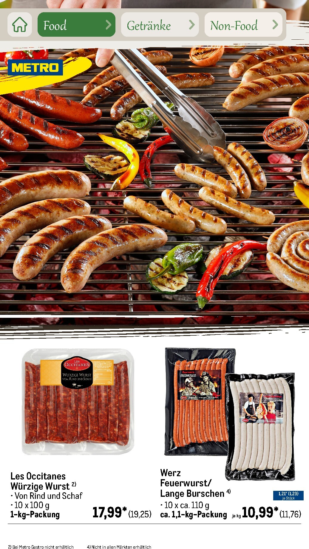 metro - Metro - Saisonkatalog Outdoor Dining Prospekt – von Montag 01.06.2026 bis Freitag 31.07.2026 - page: 9