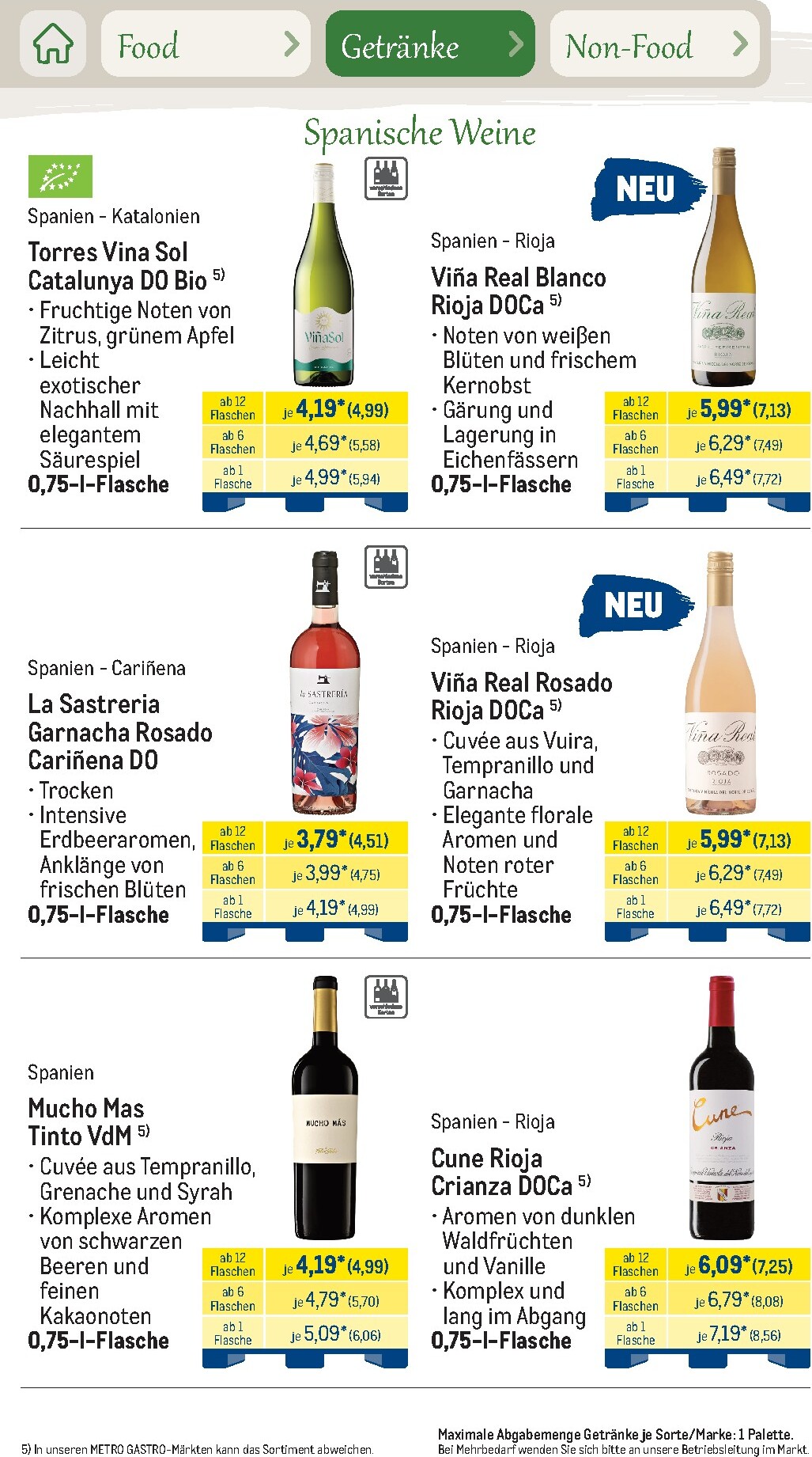 metro - Metro - Saisonkatalog Outdoor Dining Prospekt – von Montag 01.06.2026 bis Freitag 31.07.2026 - page: 61