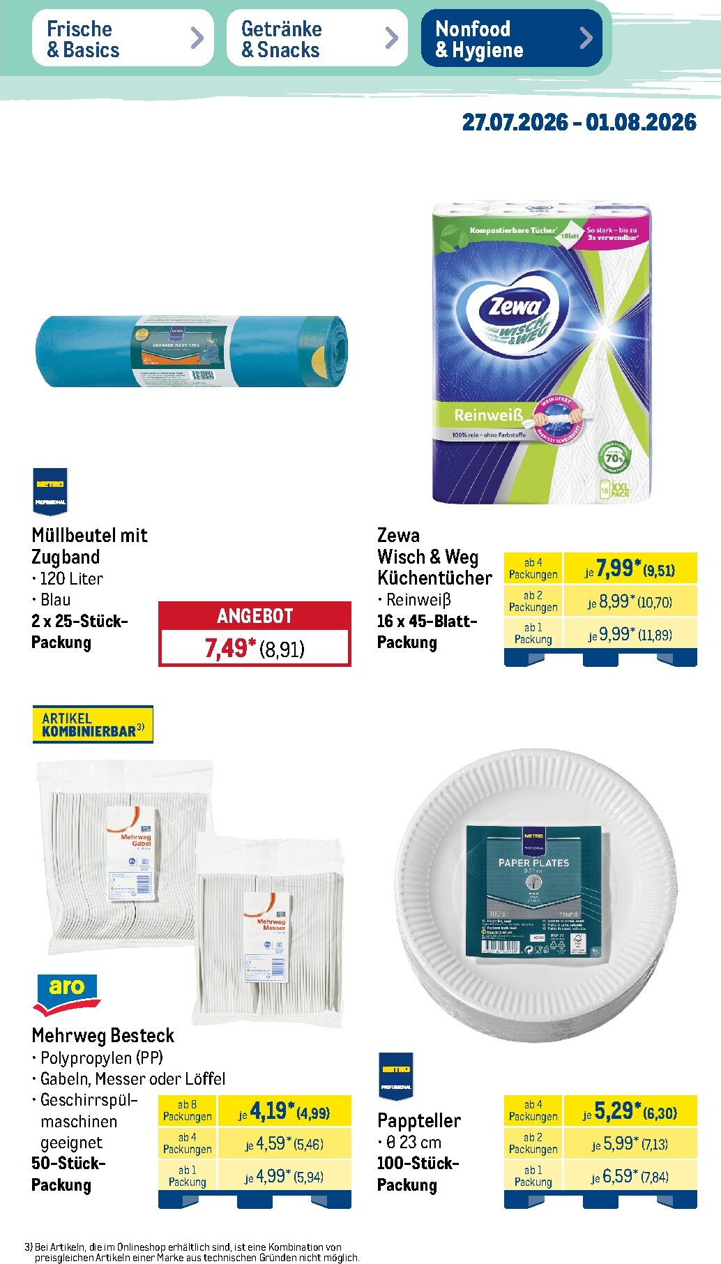 metro - Metro - NonFood Prospekt nächste Woche – von Montag 27.07.2026 bis Samstag 01.08.2026 - page: 4