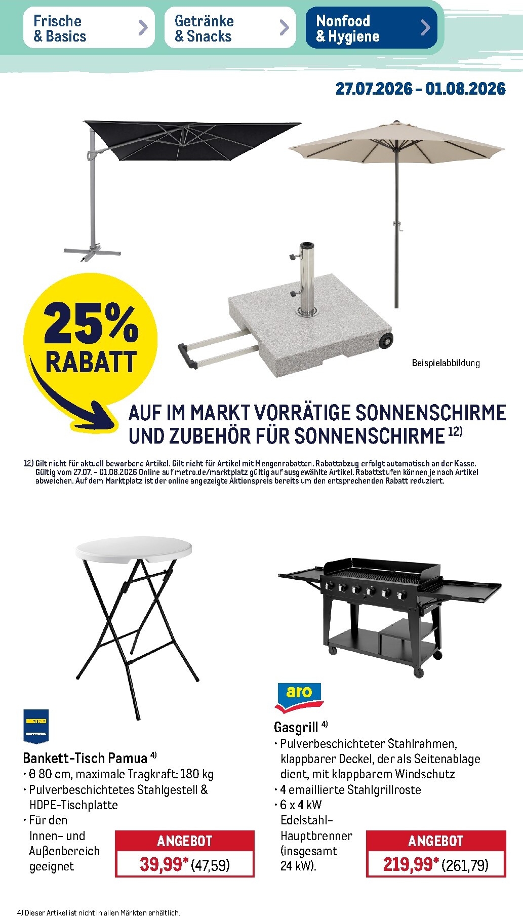 metro - Metro - NonFood Prospekt nächste Woche – von Montag 27.07.2026 bis Samstag 01.08.2026 - page: 14